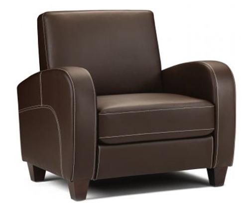 Stunning Comfortable Brown Leather 1 Seater Armchair