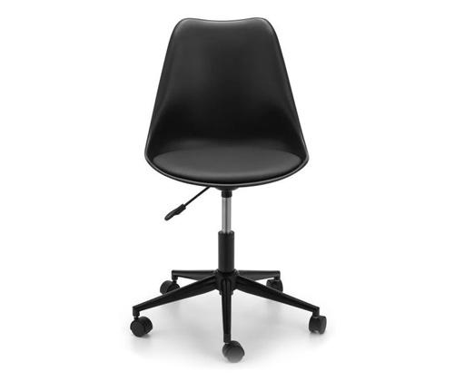 Stylish desk chair in black 
