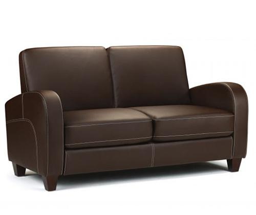 Lovely 2 Seater leather sofa, will look amazing in any student accommodation