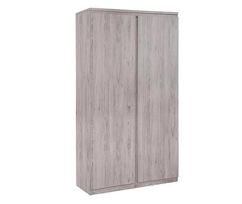 Student Furniture Packages - 2 Door Grey Oak Wardrobe