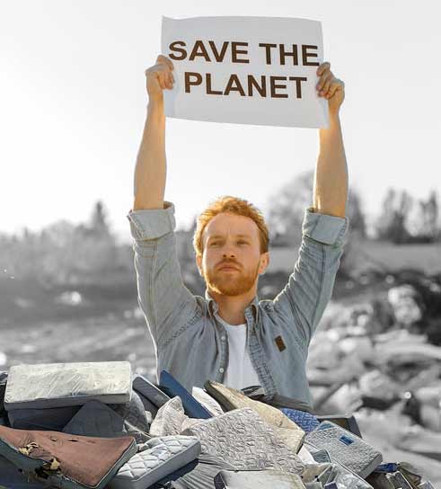 Save the planet by recycling with an article from the Guardian